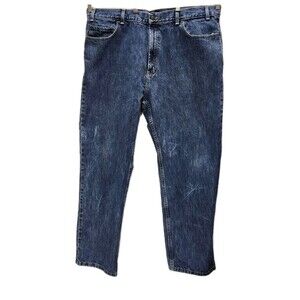 Kirkland Blue Jeans Mens 42x32 Straight Leg Denim Cotton Casual Chores Travel